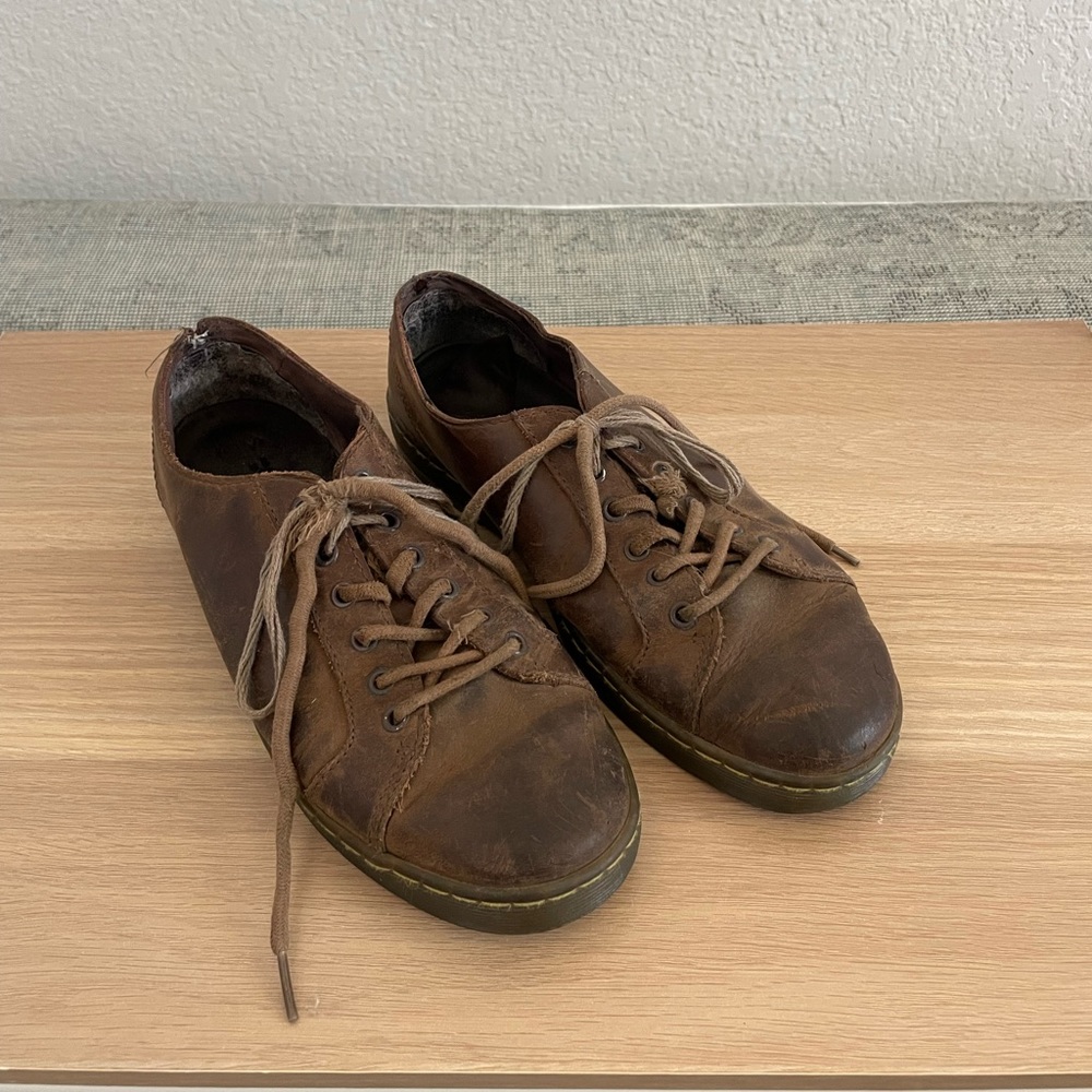 Dr Martens Wilbur in Brown Leather